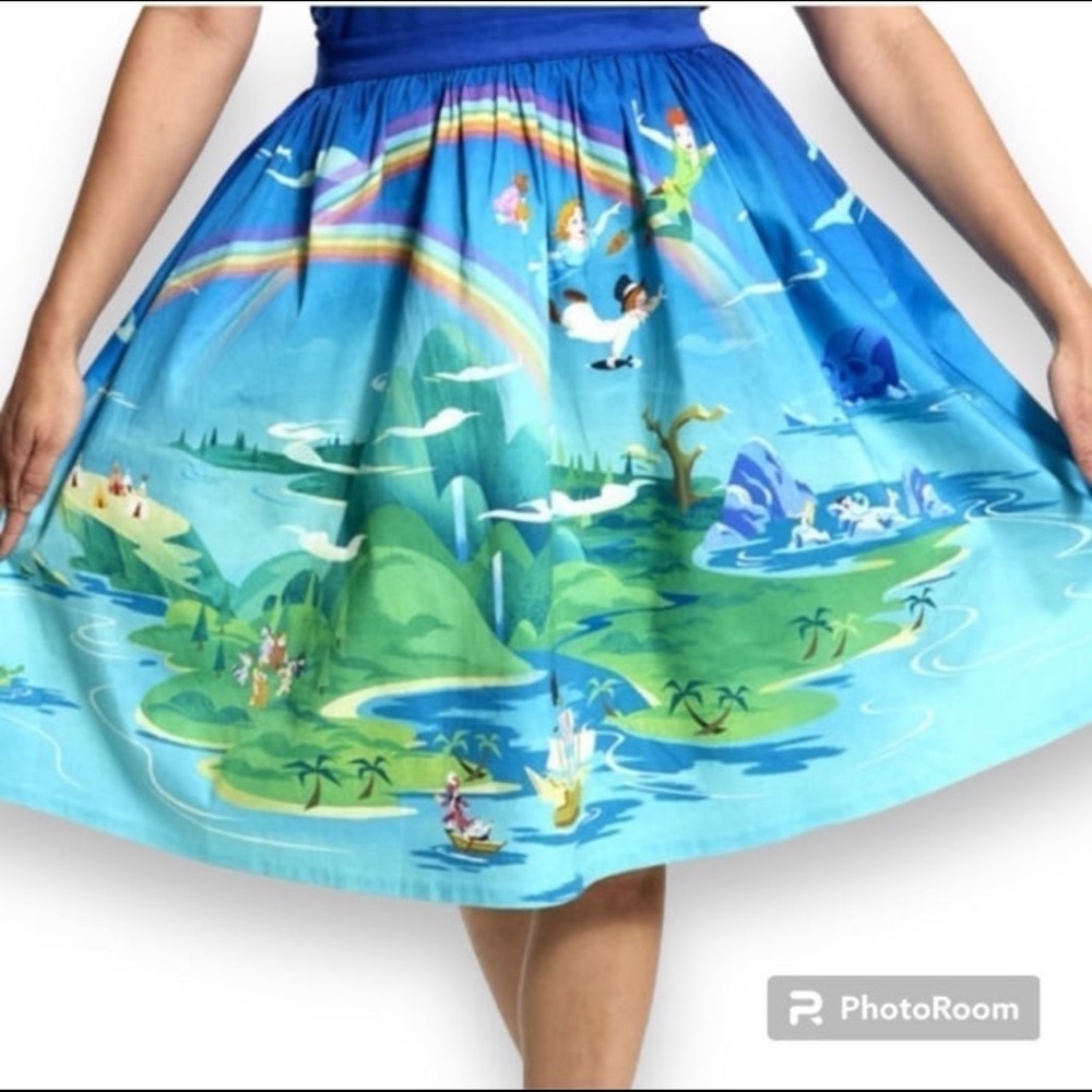 Loungerly Stitch Shoppe Peter Pan Neverland Sandy Skirt (Size XL)
